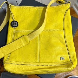 The Sak crossbody yellow leather bag